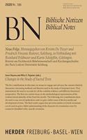 Changes in the Study of Sacred Texts: Biblische Notizen Band 186