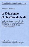 Le Decalogue Et l'Histoire Du Texte