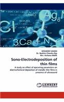 Sono-Electrodeposition of thin films