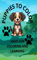 Puppies to Color