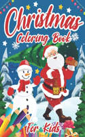 Christmas Coloring Book For Kids: 50 Easy and Cute Christmas Holiday Coloring Designs for Children