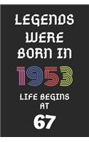 Legends Were Born In 1953