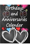 Birthdays and Anniversaries Calendar: A 120 Page Anniversary and Birthday Reminder, Hummingbirds - Perpetual Calendar - Record All Your Important Celebrations Easily - Never Forget Birth