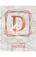 Low Vision Paper Journal