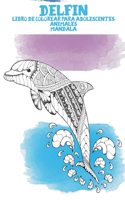 Libro de colorear para adolescentes - Mandala - Animales - Delfín