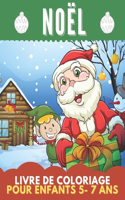Noël Livre de Coloriage Pour Enfants 5-7 ANS