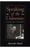 Speaking of the University