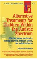 Alternative Treatments For Children Within The Autistic Spectrum