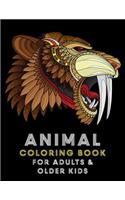 Animal Coloring Book For Adults And Older Kids