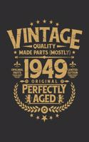 Vintage Quality Made Parts (Mostly) 1949 Original Perfectly Aged Original Parts Limited Edition