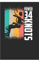 34 Power Knots: Kitesurfing Notebook, Dotted Bullet (6 x 9 - 120 pages) Sports And Recreations Themed Notebook for Daily Journal, Diary, and Gift