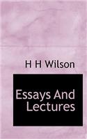 Essays and Lectures