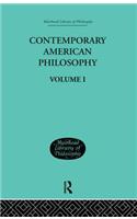 Contemporary American Philosophy