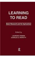 Learning to Read