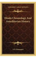 Hindu Chronology and Antediluvian History