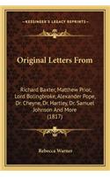 Original Letters From