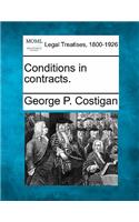 Conditions in Contracts.