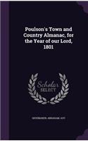 Poulson's Town and Country Almanac, for the Year of our Lord, 1801