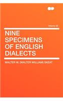 Nine Specimens of English Dialects Volume 32