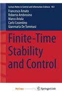 Finite-Time Stability and Control