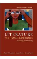 Literature: The Human Experience, Shorter Edition
