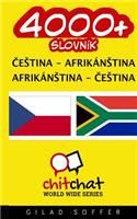 4000+ Czech - Afrikaans Afrikaans - Czech Vocabulary