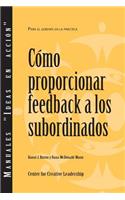 Giving Feedback to Subordinates (Spanish for Latin America)