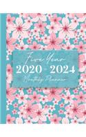 2020-2024 Five Year Monthly Planner