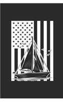 Sailing USA: Sailing Notebook, Dotted Bullet (6" x 9" - 120 pages) Sports And Recreations Themed Notebook for Daily Journal, Diary, and Gift