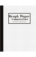 Graph Paper Composition 120pages - 1/4 inch Squares Grid Paper Blank Quad Ruled