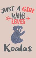 Just A Girl Who Loves Koalas Journal