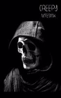 Creepy Notebook Collection: Looking for the perfect CREEPY or HORROR themed Notebook/Composition Book for yourself or for a friend. Try our new collection of Creepy Notebooks f