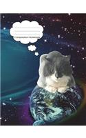 Cat In Space Composition Notebook