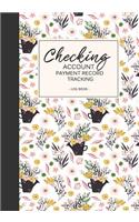 Checking Account Payment Record Tracking log book
