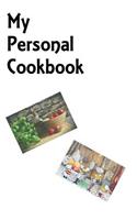 My Personal Cookbook Fill In Blank Lines Recipe Journal