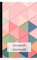 Accounts Journal: The Compact Accounts and Budgeting Journal for All Your Family and Home Budgeting and Saving Plans - Graphic Cover Design