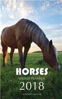 Horses Weekly Planner 2018