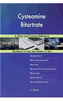 Cysteamine Bitartrate; A Clear and Concise Reference