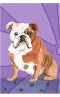 Journal Notebook For Dog Lovers, English Bulldog Sitting Pretty 5: 162 Lined and Numbered Pages With Index For Journaling, Writing, Planning and Doodling, For Women, Men, Kids, Easy To Carry Size.(15 Wagworthy Lined Series 2)