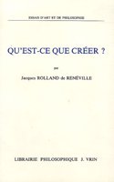 Qu'est-Ce Que Creer?