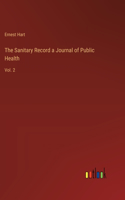 Sanitary Record a Journal of Public Health