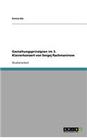Gestaltungsprinzipien im 3. Klavierkonzert von Sergej Rachmaninow