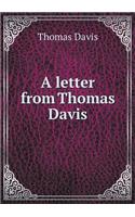 A Letter from Thomas Davis