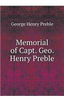 Memorial of Capt. Geo. Henry Preble: (English)