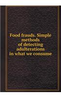Food Frauds. Simple Methods of Detecting Adulterations in What We Consume