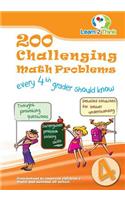 200 Challenging Math Problems every 4th Grader should know