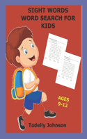 Sight Words Word Search for Kids Ages 9-12