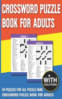 Crossword Puzzle Book For Adults: Puzzles Activity Games for Seniors with Solution