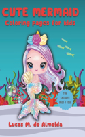 Cute Mermaid Coloring Book