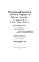 Nurturing and Sustaining Effective Programs in Science Education for Grades K-8